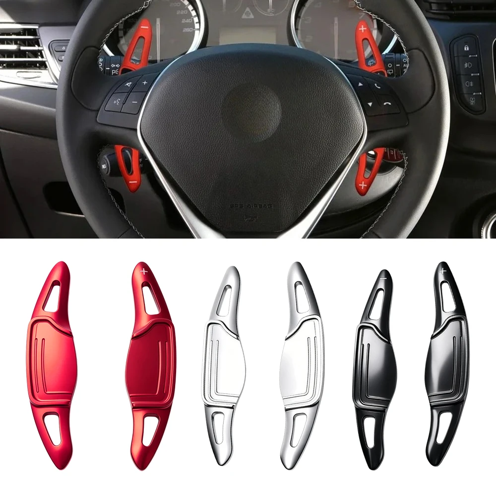 For Alfa Romeo Giulietta 2011-2020, Alfa MiTo 2010-2019 Car Steering Wheel Shift Paddle DSG Extension Gear Stickers Accessories
