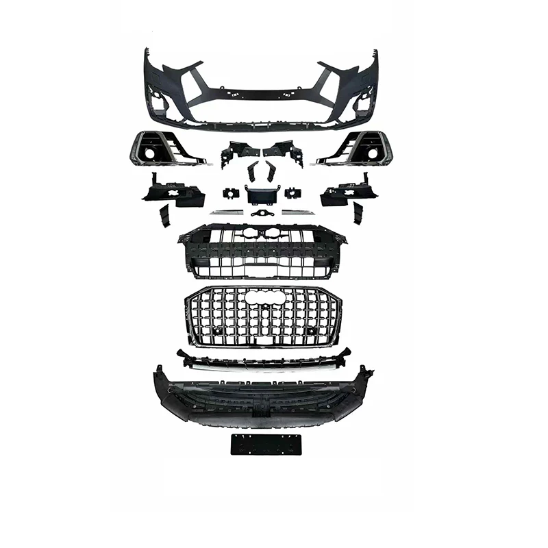 

Передний бампер в стиле Horch для FORA8 D5 Facelift (2023-2025) с решеткой радиатора, комплект для переоборудования кузова в H-стиль