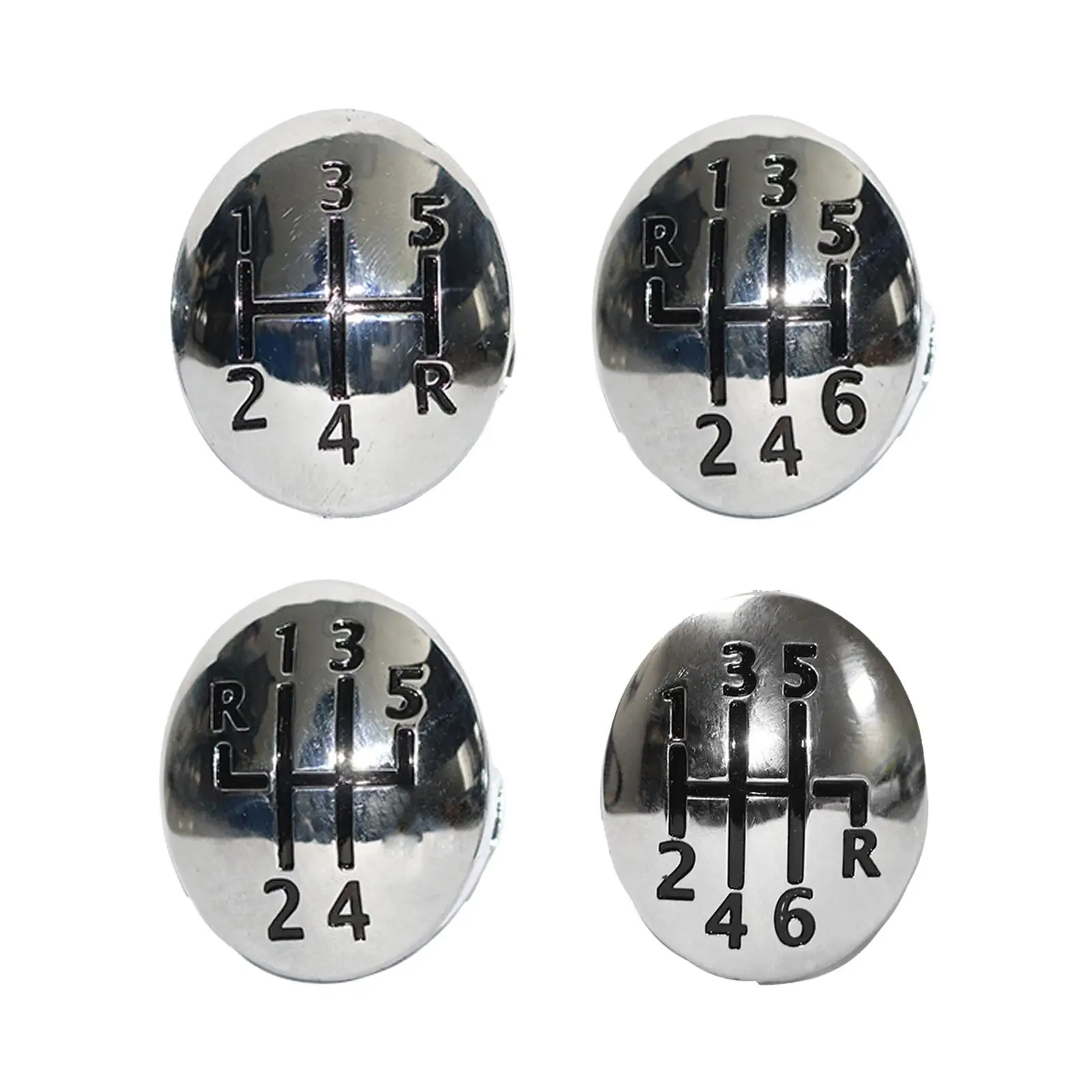 5/6 Speed Gear Knob Lever Cover Electroplating Cover for Renault Clio Twingo Scenic Megane II 1996-2011