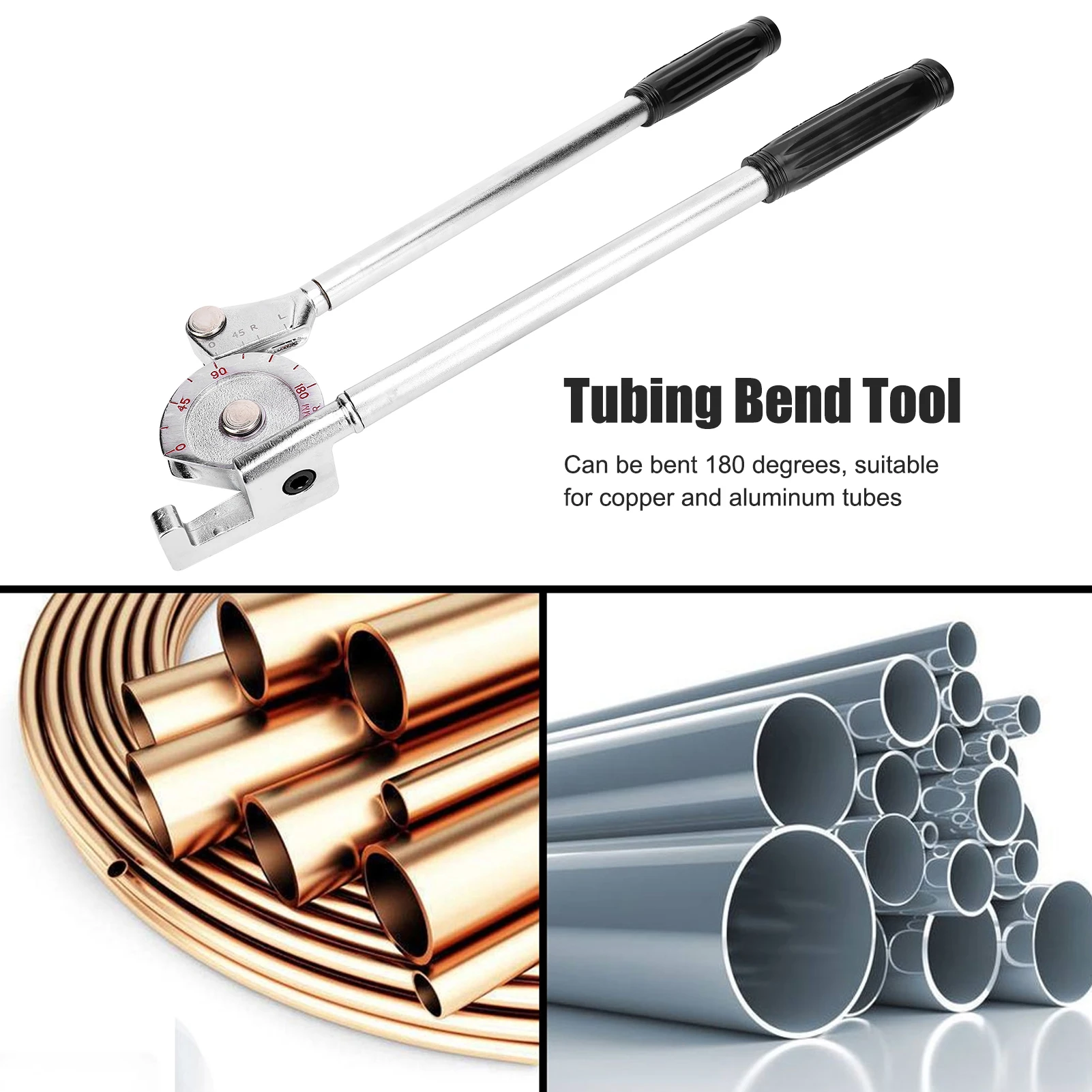 

Industrial Supplies Pipe Bending Machine Tubing Bend Tool 180 Degree Manual Tube Bender Industrial Supplies 9/16in CT‑364‑09