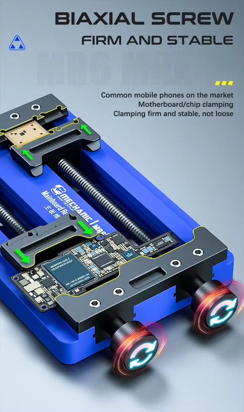 기계식 범용 PCB 홀더, 이중 베어링 지그 고정 장치, 아이폰, 삼성, 화웨이 마더보드용 납땜 도구, 재작업 플랫폼