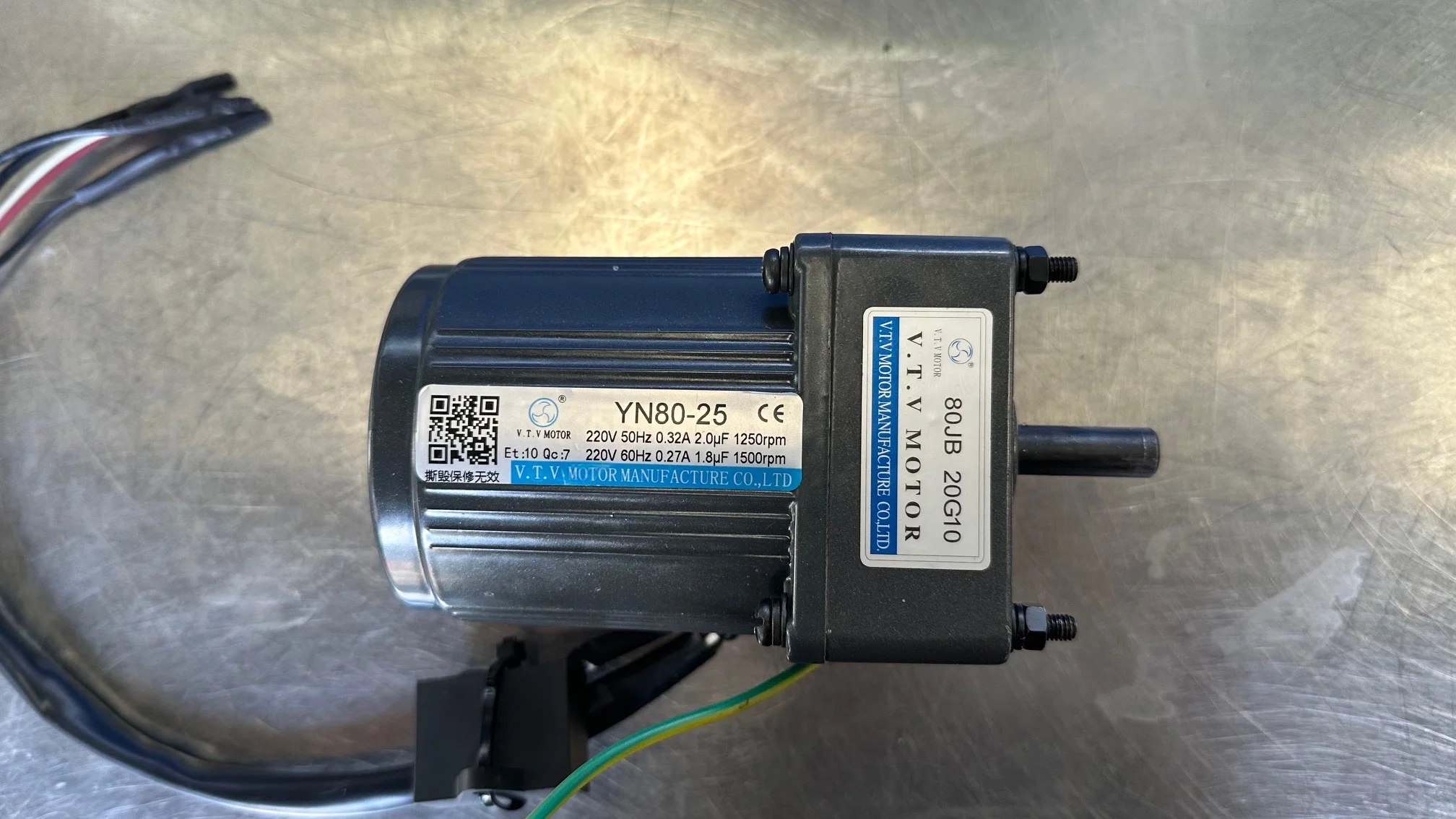 3 LINES !! ! VTV motor speed regulation and deceleration motor yn80-25
