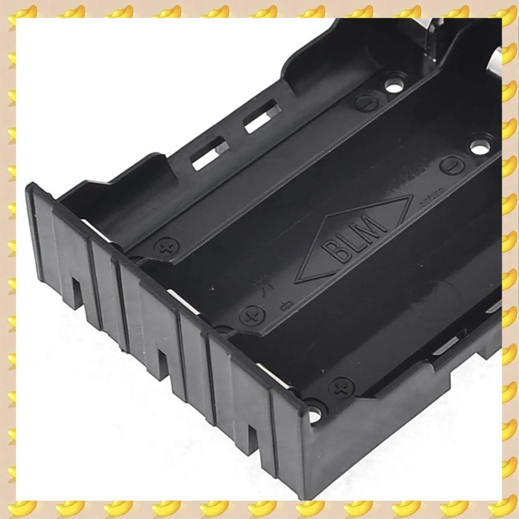 A45U 2X DIY Battery Holder W 6 Pins For 3X 18650 Rechargeable Li- Batteries