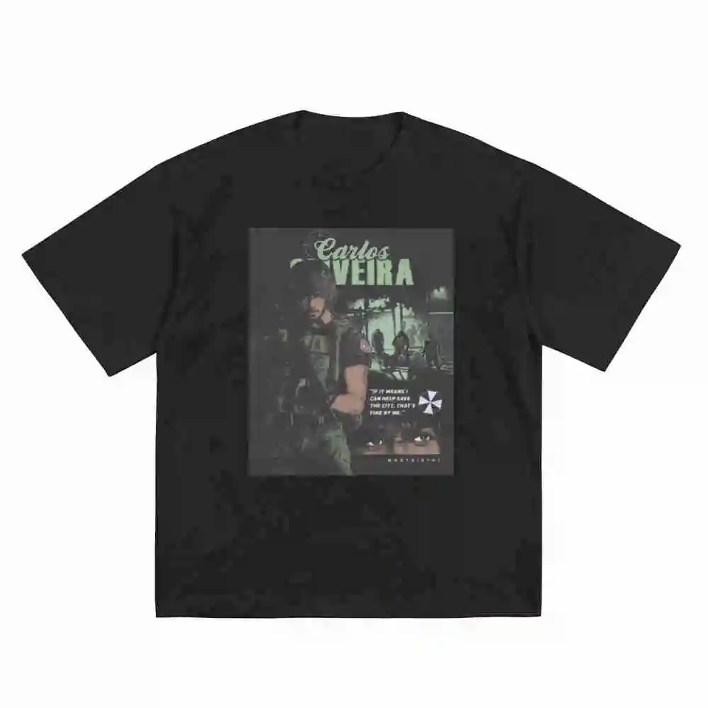 Carlos Oliveira Short Sleeve Tee 100% Cotton T-Shirt