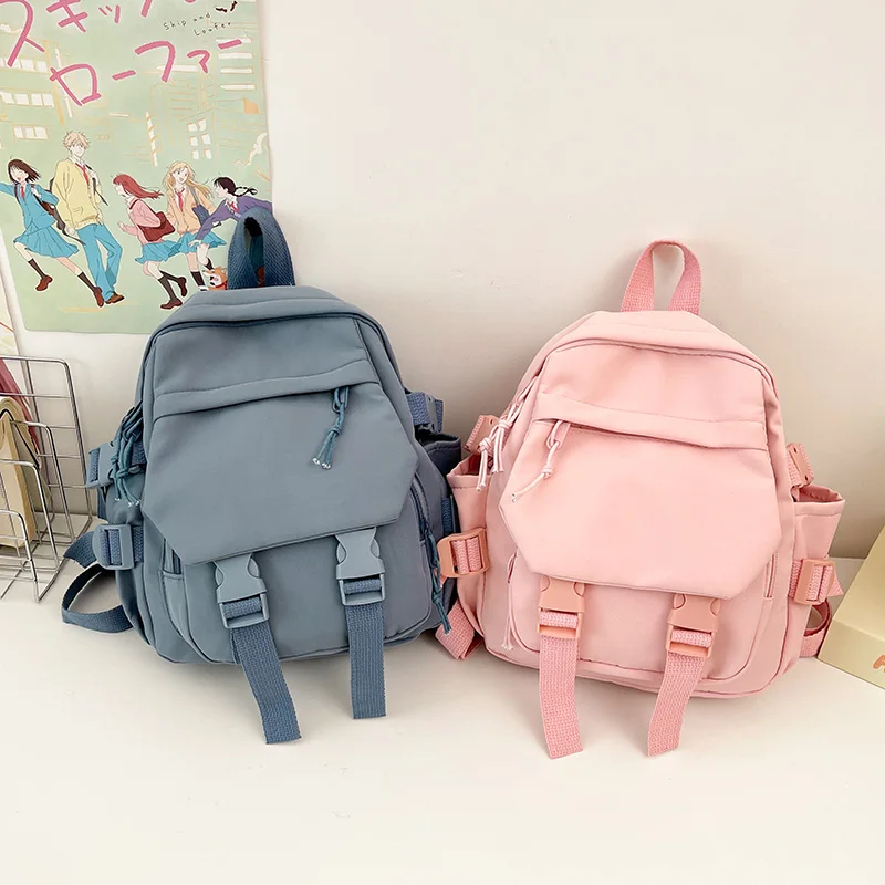 Fashion Kawaii Mini Backpack Women Shoulder Bag for Teenage Girls Multi-Function Small Bagpack Ladies Travle School Backpacks