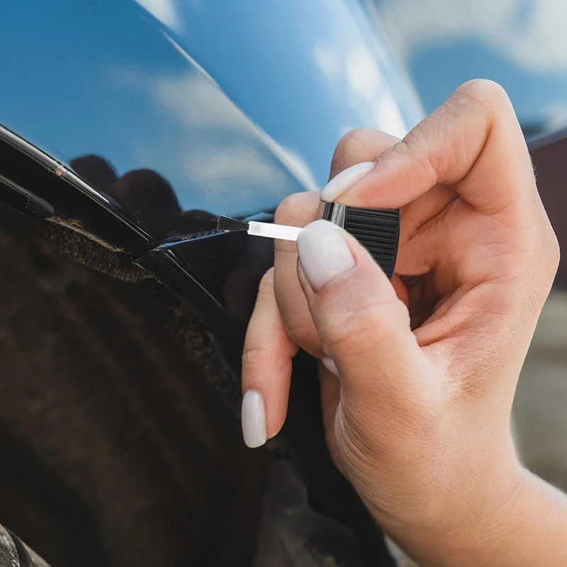 Ausbesserungs-Farbflaschen, 30 ml, leerer Ausbesserungs-Farbbehälter mit Pinsel und Mischkugel für Chip-Reparatur-Autos