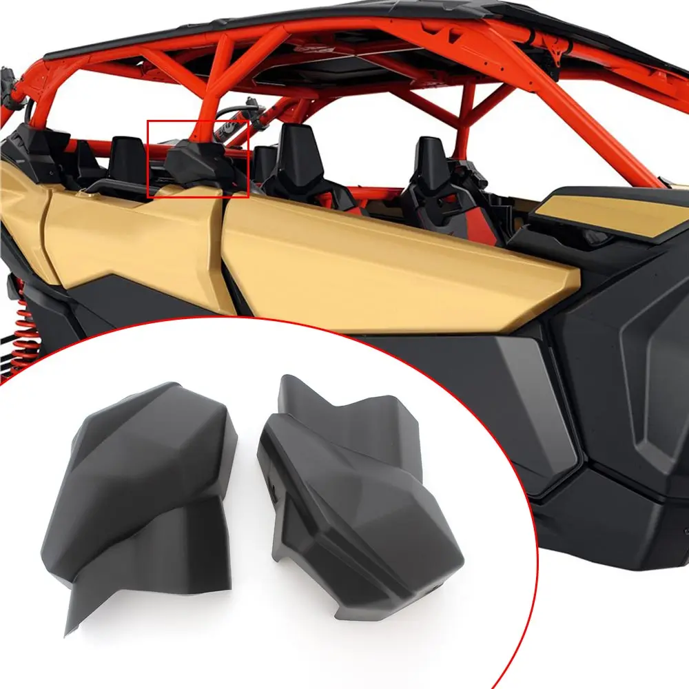 

Для Can-Am Maverick X3 MAX Turbo R Smart Lok 2018 года выпуска # 705011579 705011580 UTV 1 пара накладок центральной клетки из АБС-пластика, черный