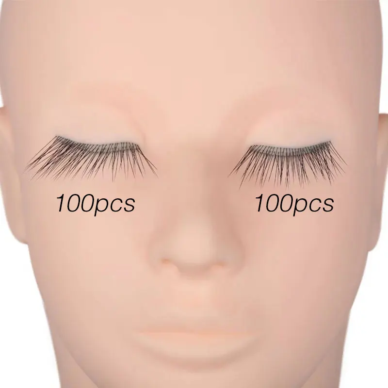 Upgraded TOP Quality Advanced Eyelash Mannequin Hot Selling Strip Lashes Practice SimulationTraining Head Lash Make Up Tools