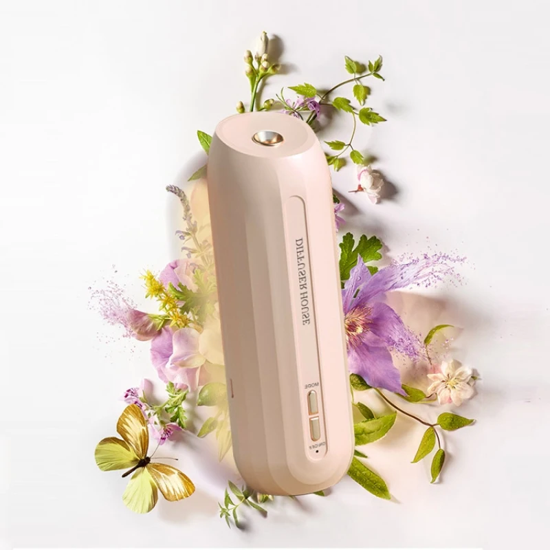 Mini Portable Ultrasonic Essential Oil Aromatherapy Diffuser Rechargeable Automatic Fragrance Diffusion Air Humidifier