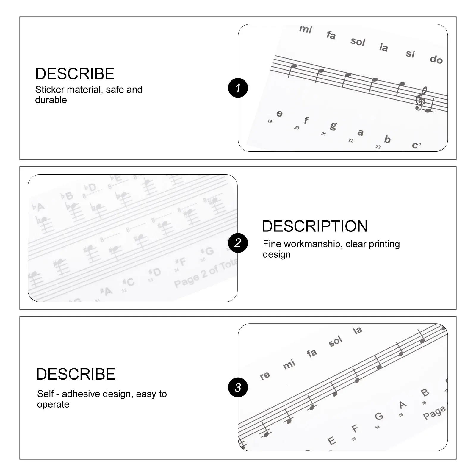 

Piano Stickers for Beginner Note Keys Letter Beginning Keyboards Beginners Notes