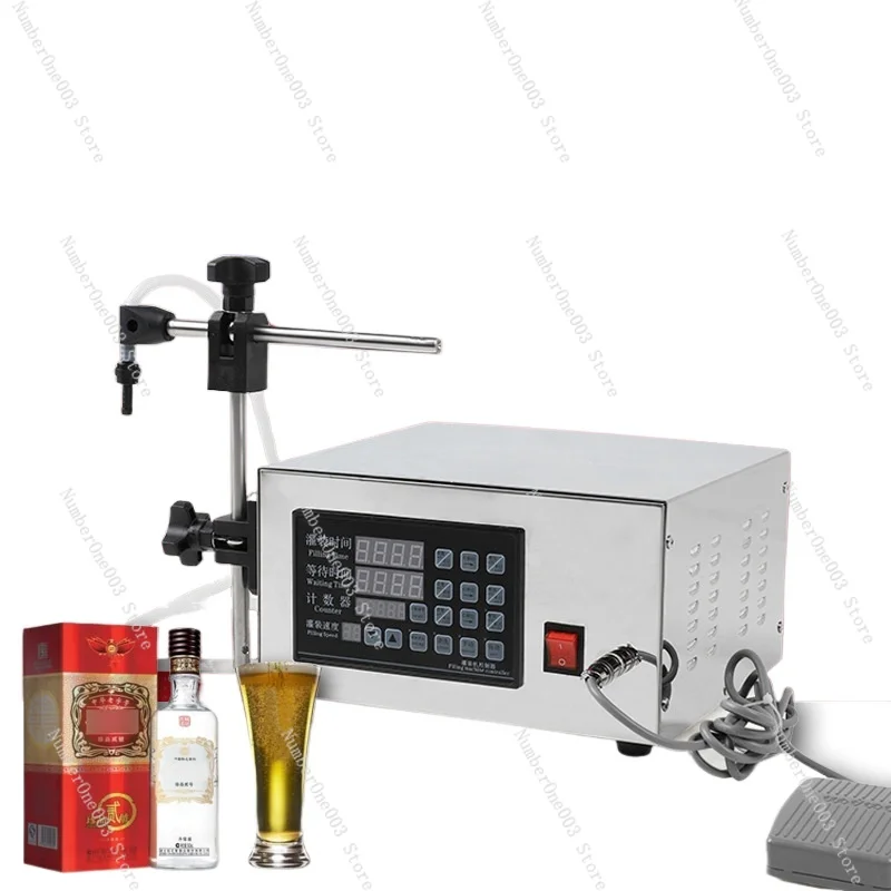 

Небольшая машина для количественного розлива жидкостей, автоматическая машина для розлива небольших напитков для вина Baijiu