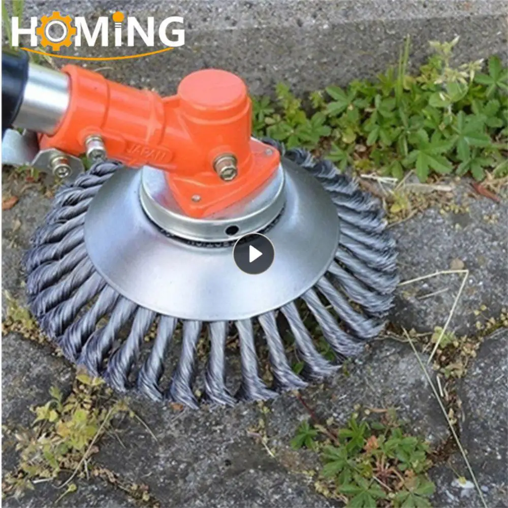 

6/8 Inches Lawnmover Brushcutter Wire Steel Grass Trimmer Head Weed Cutting Dust Removal Garden Power Tool For Lawn Mover Kits