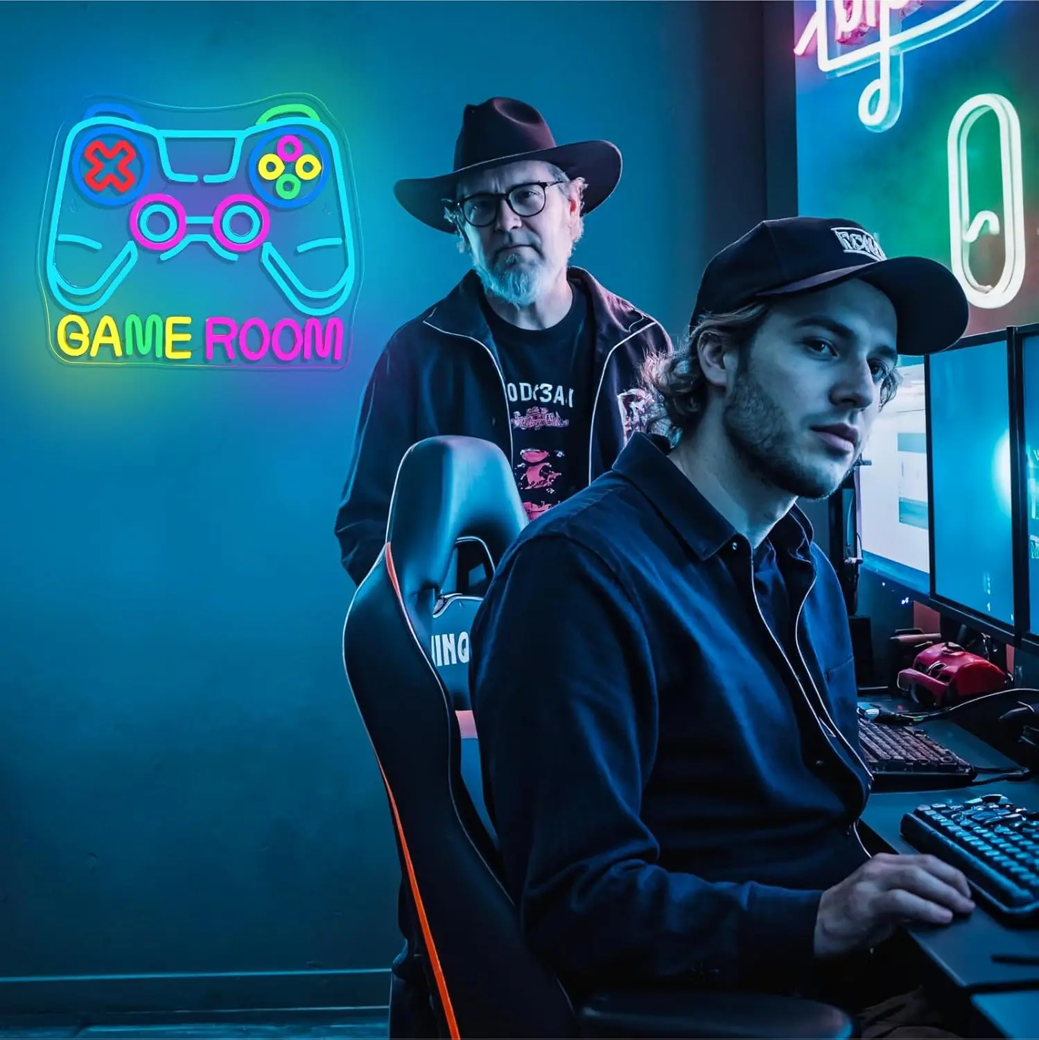 Game Room Neon Sign Custom USB Dimmable LED Neon Light for Man Cave Bar Club Decor Game Players Gamer Lover Personalized Gift
