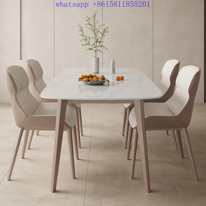 

Modern minimalist dining table chairs save space for home furnishings dinning table set furniture mesas de jantar стол