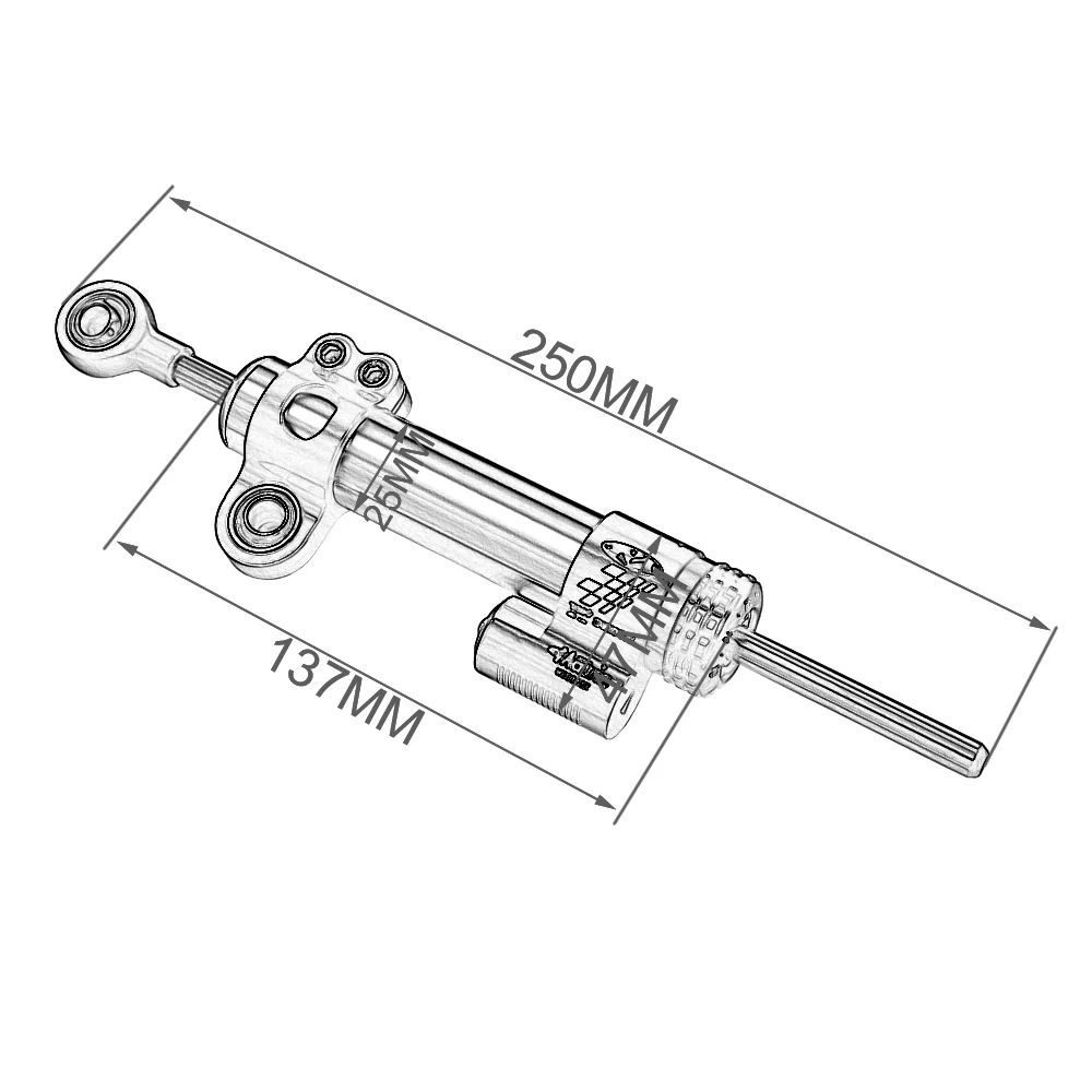 Motorcycles Anti-swing Damping Rod For YAMAHA YZF R1 YZF R6 Accessories Adjustable Steering Damper Stabilizer Bar Kit