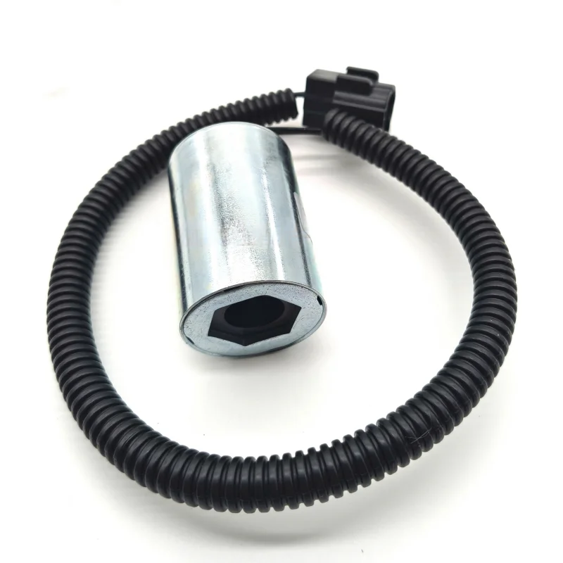 Bobina di bloccaggio di sicurezza pilota dell'elettrovalvola rotativa per escavatore Doosan DX55 Daewoo DH60-5 60-7 12V 24V Parte di ricambio di alta qualità