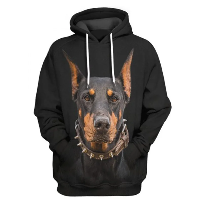 Doberman Pinscher/Chesapeake Bay Retriever/Dalmatian 3D Printed Hoodie Women For Men Pullovers Street Tracksuit Love Dog Gift