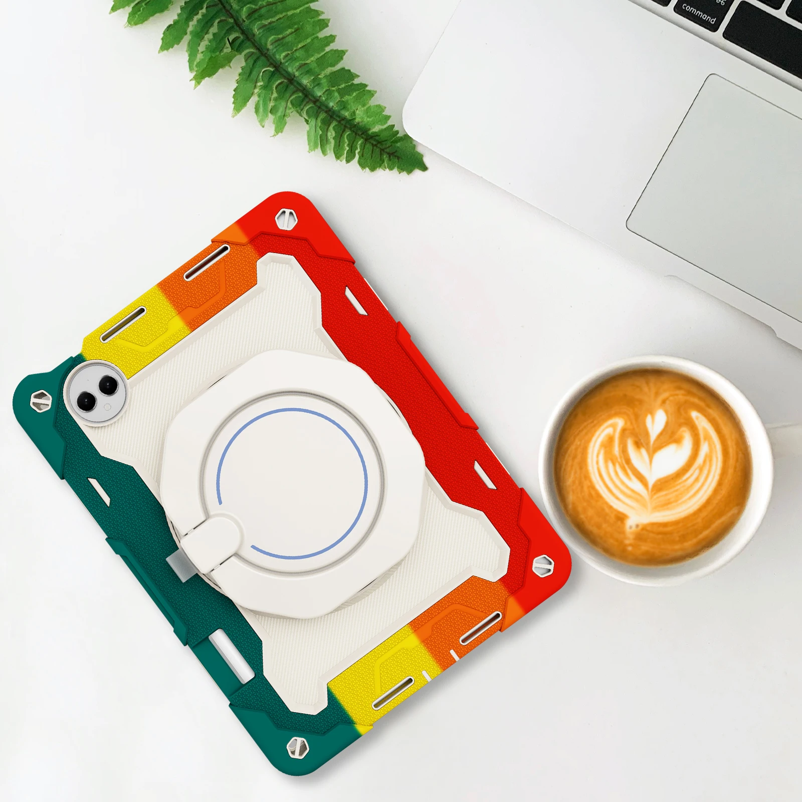 Rotating Stand Armor Case Universal For Huawei MatePad Pro 12.2 2025 2024 12.2 inch Heavy Duty Cover With Handle Grip Shockproof
