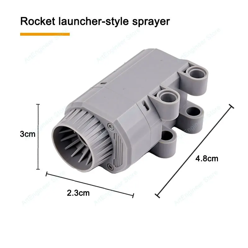 Smoke Spray Exhaust Kit Electric Smoke Generator for Building Block Sports Cars MOC PF-Compatible DIY Modification Parts