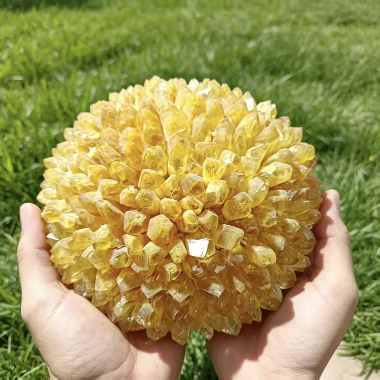 Natural Newly Discovered Orange Crystal Clusters, Orange Yellow Quartz Clusters, Mineral Reiki, Healing, Degaussing Cluster