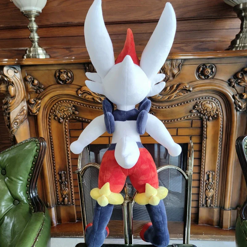 50/70cm Pokemon Large Plush Toys Cinderace Anime Cute Dolls Soft Stuffed Pokémon Kawaii Pillow Birthday Gift for Children Kids
