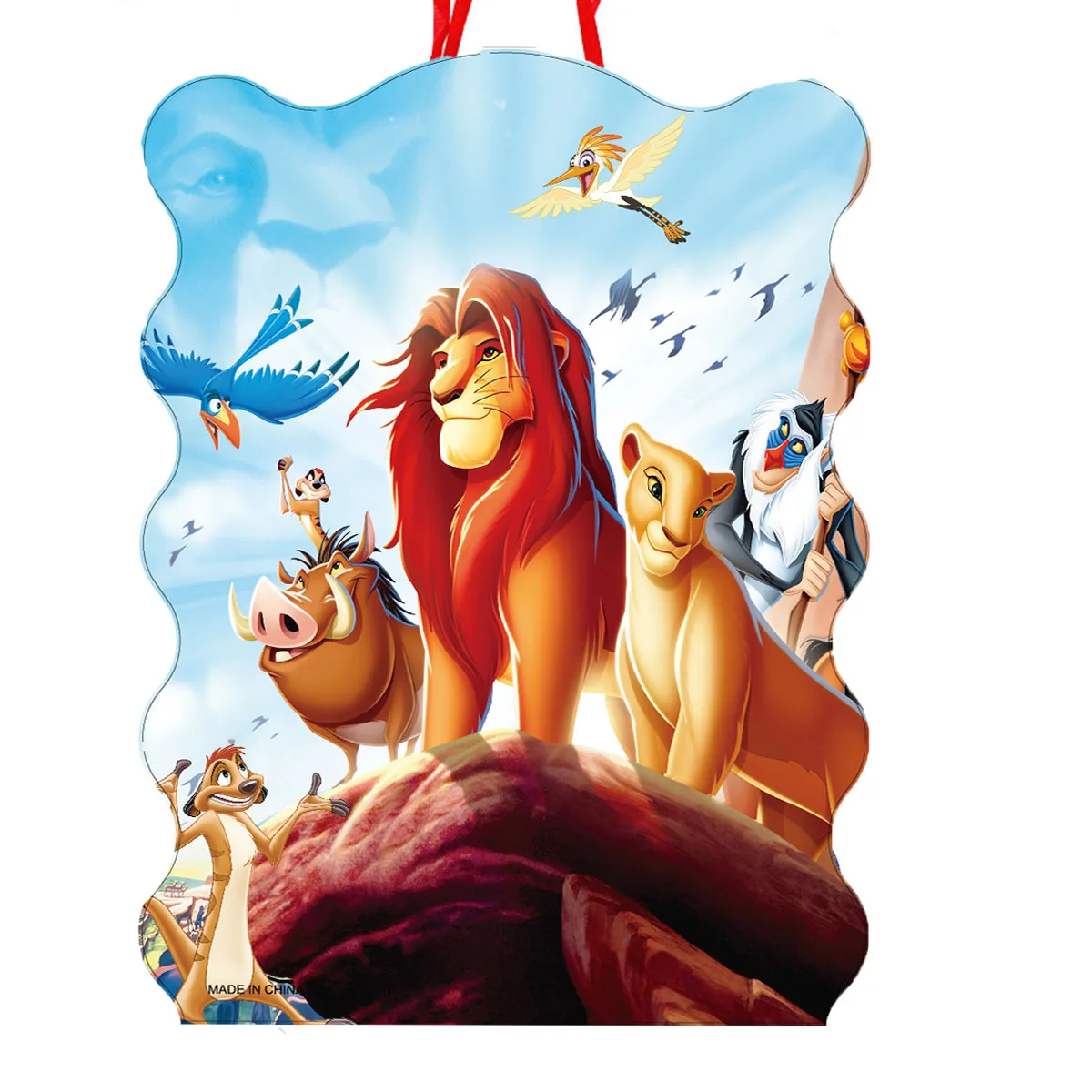 1pcs/lot Lion King Simba Cartoon Theme Kids Boys Favors Pinatas Happy Birthday Event Party Decorations DIY Paperboard Pinata