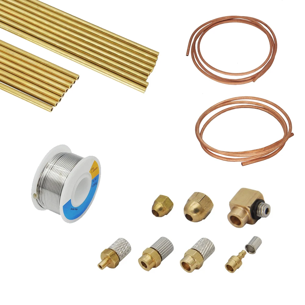 3mm/4mm Hose Hydraulic Copper Tube Welding M3/M5 Connector Bender Tool for RC Excavator Hydraulic Model Parts