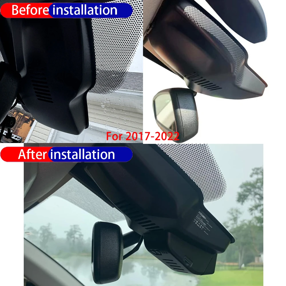 Dash Cam for Toyota Tundra Sequoia XK60 XK50 XK80 XK70 2017-2026 Front＆Rear 4K DVR Dashboard Camera Video Recorder Parking Mode