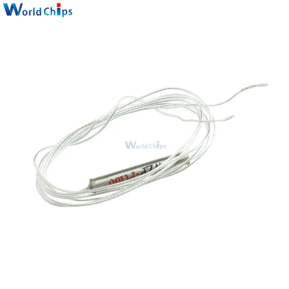 50CM 100CM 150CM 200CM PT100 Temperature Sensor Platinum Resister Inner Core High Temperature Resistance Waterproof Temp Probe