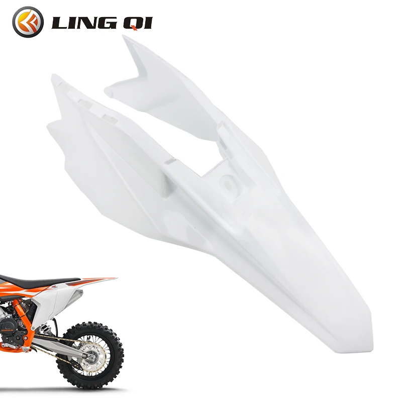 LING QI Motorcycle Rear Fender Mudguard Guard Wheel Cover Fairing Kit For For China KT65 Motocross Dirt Bike Pit Bike KT 65