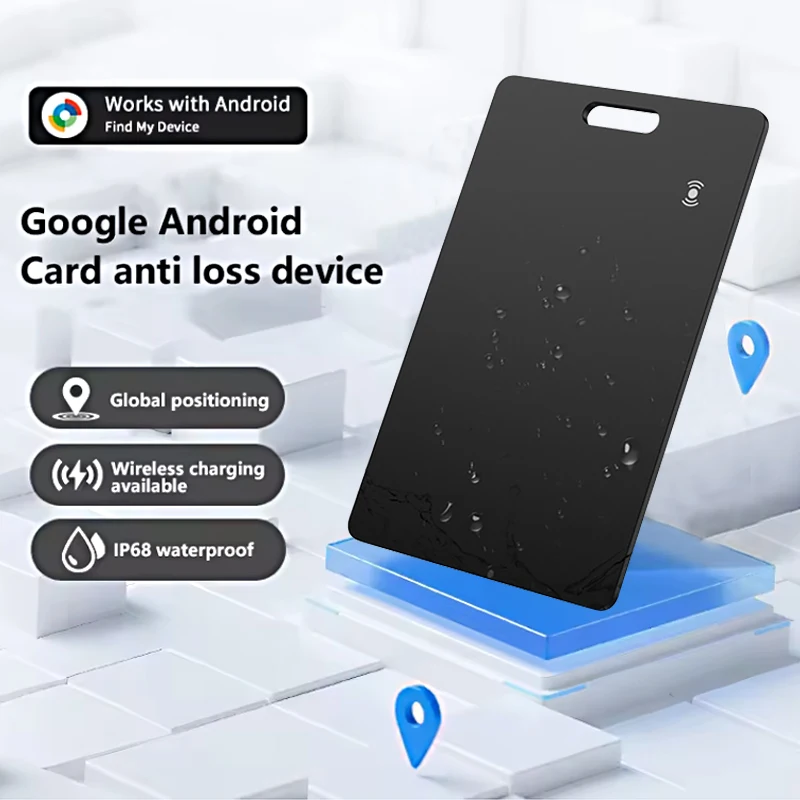 

Кошелек-трекер с беспроводной зарядкой, тонкая сумка для ключей, сумка для багажа, GPS-локатор для домашних животных, Google Find Hub, смарт-тег для телефонов Xiaomi Samsung