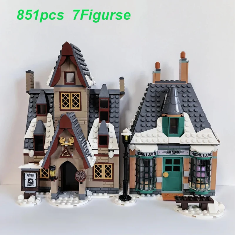 2024 New Movie Visite Hogsmeade Building Block Compatible 76388  Bricks Set Toys For Boys Girls Adult Birthday Christmas Gift