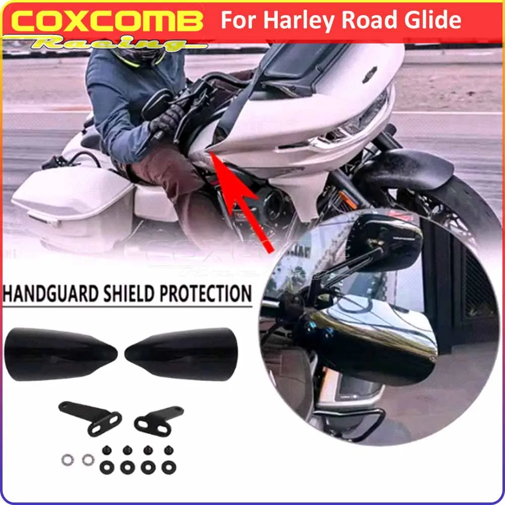 

New Motorcycle Accessory Handguard Protection Cover Fits Harley Touring Road Glide FLTRX 2023 2024 2025 2026 Models Hand Guard