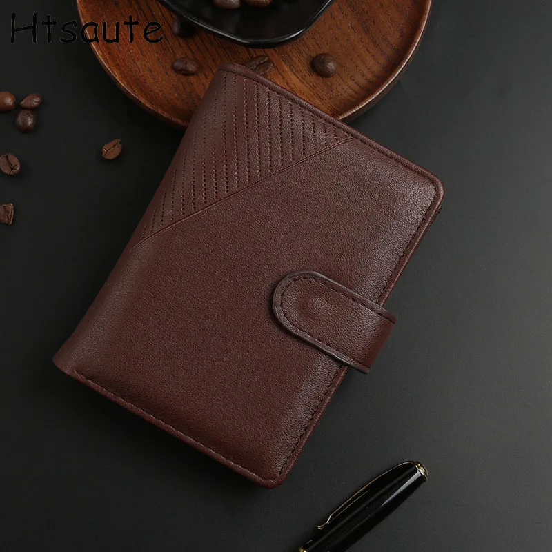 

Men's Wallet PU Leather Male Coin Purse Zipper Wallets Card Coin Purses Wallet Holder Credit Card Bag cartera mujer billeteras