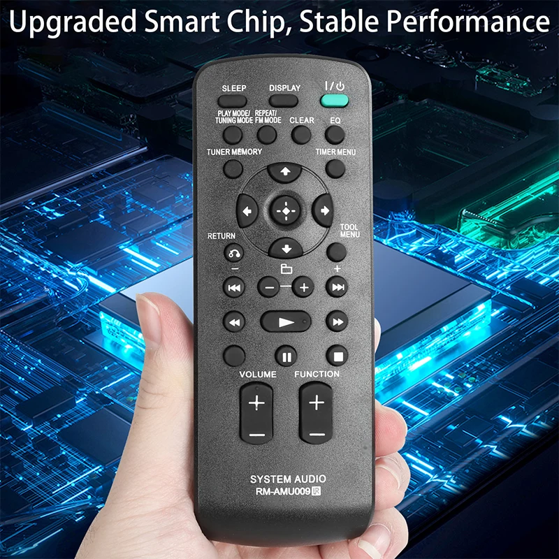 RM-AMU009 Remote Control For Sony Audio System CMT-BX20I CMT-CX4IP CMT-BX70DBI CMT-FX300I CMT-HX35R CMT-HX50BTR CMT-HX70BTR