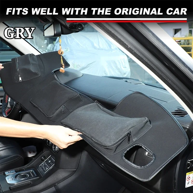 

Car Dashboard Storage bag For Land Rover Discovery 4 LR4 2010-2016 Yangba PU Leather Black Interior Accessories