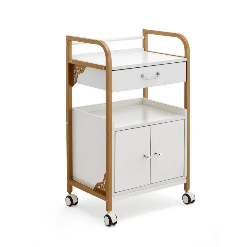 trolley 3-layer carbon steel tool cart