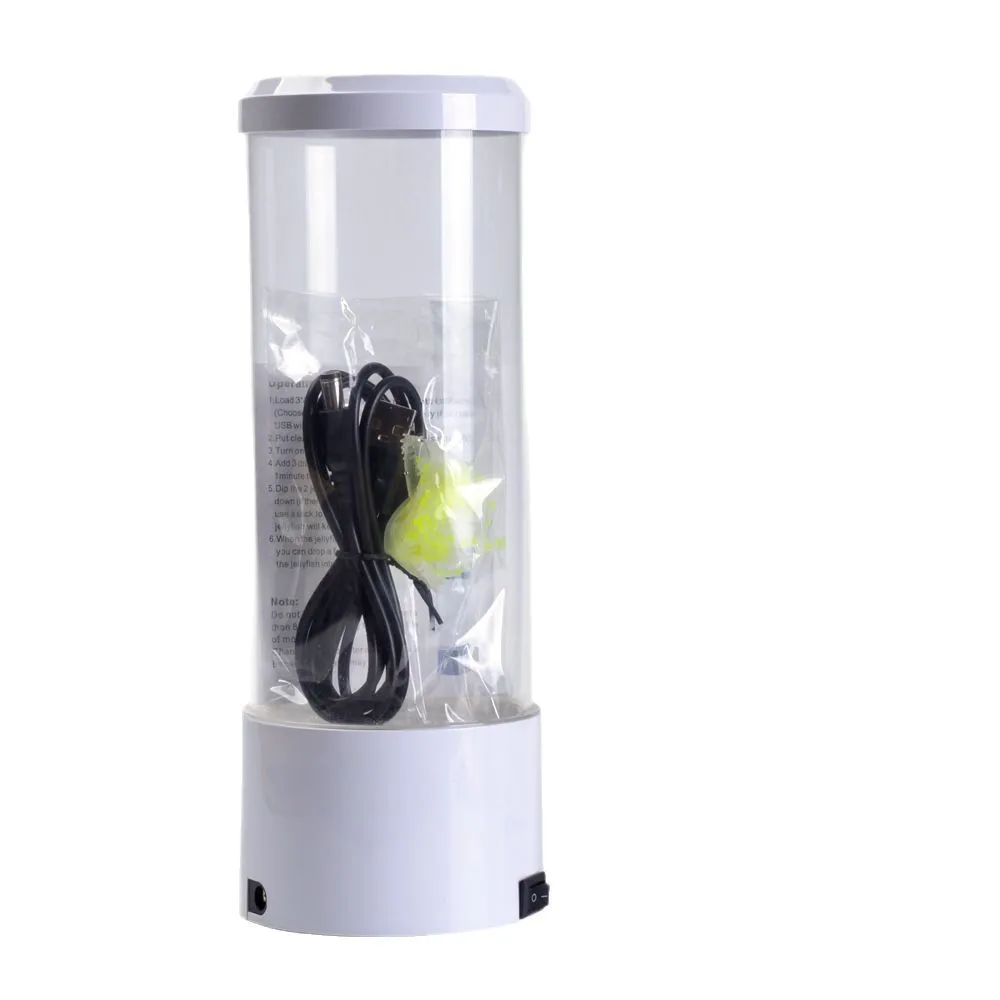 Hot-selling led jellyfish light usb colorful color-changing ambient light creative night light silent desktop decorative small