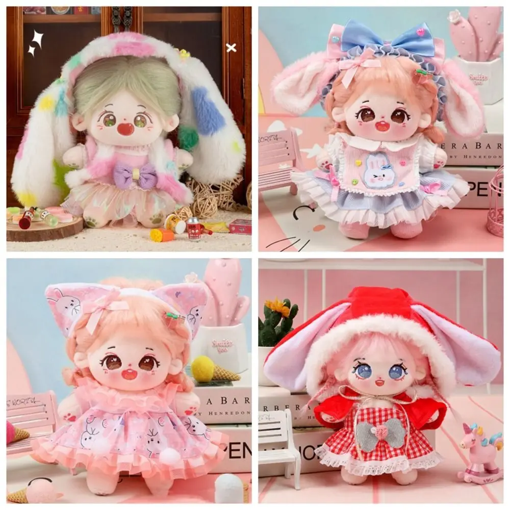 Doll Accessories Cute 20cm Cotton Doll Dress Pretty Nifty Doll Clothing Set Doll Outfit