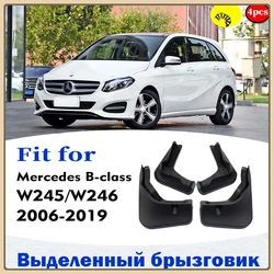Mudflaps FOR Mercedes BENZ B CLASS W245 W246 Mudguard Fender Mud Flaps Guard Splash Mudflaps Car Accessories Front Rear 4pcs