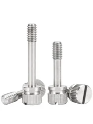 M2 M2.5 M3 M4 M5 M6 M8 304 Stainless Steel GB839 Slotted One-word Slot Anti-loosening Knurled Thumb Screw