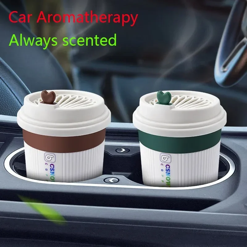 

Car Air Freshener Solid Coffee Cup Styling Car Gel Fragrance Rich Flavor Car Perfume Long-lasting for 1 Year Auto Accessories