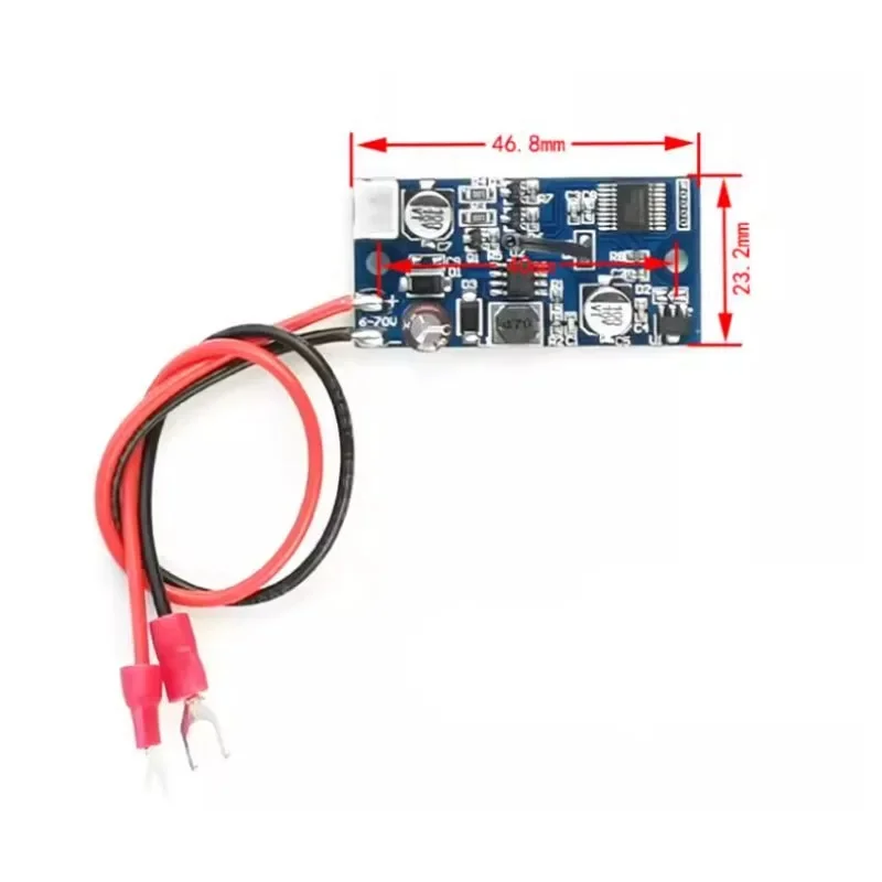 DC 6-70V Cooling fan Intelligent temperature control module Chassis cooling Motor Speed Controller For Computer PC