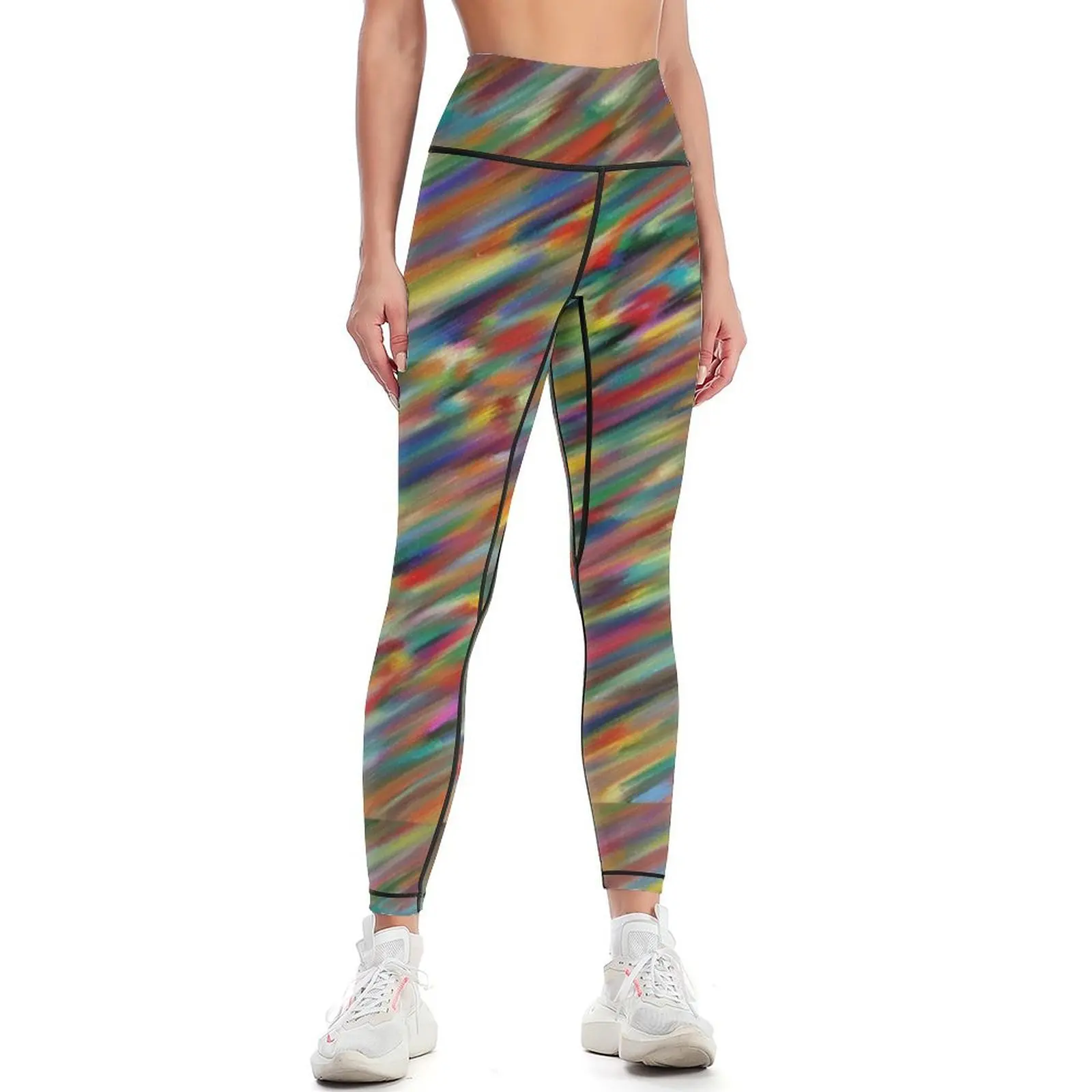 

Confetti storm Leggings active wear legging pants raises butt gym's sportswear Tight fitting woman Womens Leggings