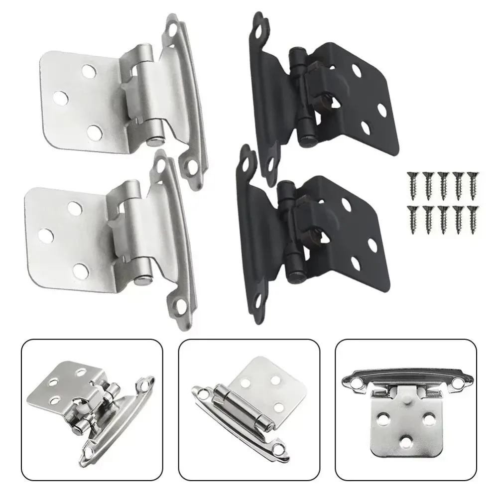 New American Spring Hinge Iron Heavy Duty Hydraulic Buffer Hinge Offset Rustproof Self Closing Hinges Hardware Accessories