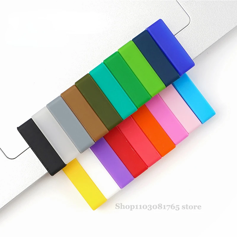 4pcs Colorful Silicone Watch Strap Loop Rubber Ring Watch Accessories 12 14 16 17 18 19 20 22 24 26mm Watchband Keeper