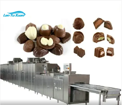 Full Automatic Chocolate Pouring Molding Machine Depositing Line