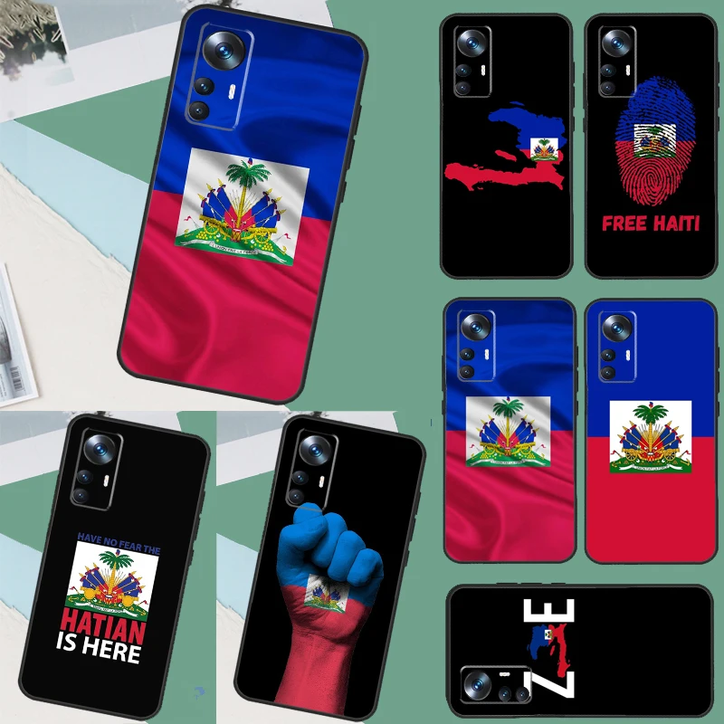 Haiti Haitian Flag For Xiaomi 13 Ultra 12 Lite 11T 12T 13T Pro 12X POCO F5 X5 X3 Pro X4 F4 GT M5 M5s F3 Case