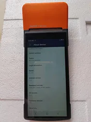 Used V2 Pro Android 7.1 POS Terminal Build in Printer NO NFC Funtion With Wifi 4G 1+8 Ram