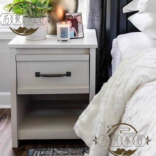 LX country black solid wood bed simple bedroom double bed master bedroom creative fashion